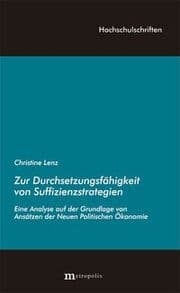 Cover von Zur Durchsetzungsfähigkeit von Suffizienzstrategien