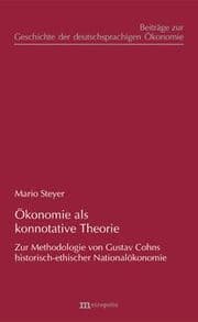 Cover von Ökonomie als konnotative Theorie