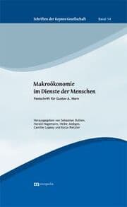 Cover von Makroökonomie im Dienste der Menschen