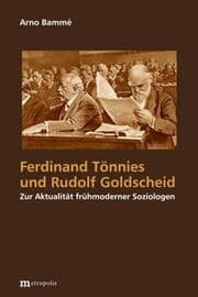 Cover von Ferdinand Tönnies und Rudolf Goldscheid