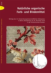Cover von Natürliche organische Farb- und Bindemittel