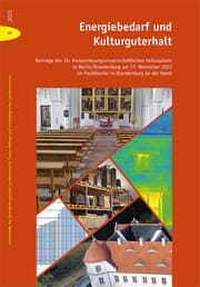 Cover von Energiebedarf und Kulturguterhalt
