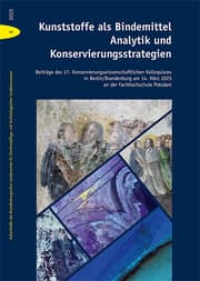 Cover von Kunststoffe als Bindemittel - Analytik und Konservierungsstrategien