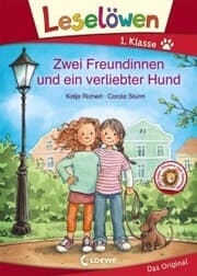 Cover von Leselöwen 1. Klasse - Zwei Freundinnen und ein verliebter Hund