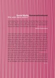 Cover von Social Media_Konversationskunst. Wie wärs denn schön?