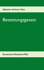 Cover von Bestattungsgesetz