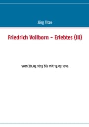 Cover von Friedrich Vollborn - Erlebtes III