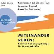 Cover von Miteinander reden: Kommunikationspsychologie für Führungskräfte