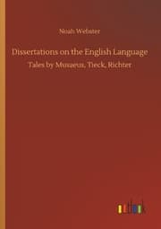 Cover von Dissertations on the English Language