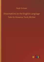 Cover von Dissertations on the English Language