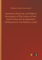 Cover von Statistical, Historical, and Political Description of The Colony of New South Wales and its dependent Settlements in Van Diemen's Land