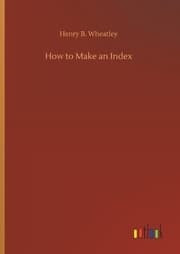 Cover von How to Make an Index