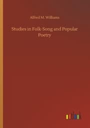 Cover von Studies in Folk-Song and Popular Poetry