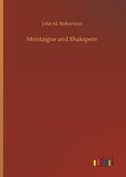 Cover von Montaigne and Shakspere