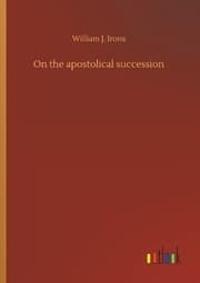 Cover von On the apostolical succession