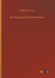Cover von On the apostolical succession