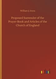 Cover von Proposed Surrender of the Prayer-Book and Articles of the Church of England