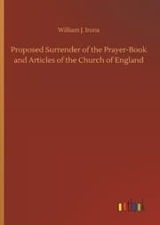 Cover von Proposed Surrender of the Prayer-Book and Articles of the Church of England