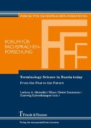 Cover von Terminology Science in Russia today