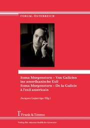 Cover von Soma Morgenstern - Von Galizien ins amerikanische Exil