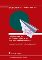 Cover von Leichte Sprache im Spiegel theoretischer und angewandter Forschung