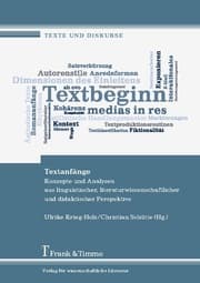 Cover von Textanfänge