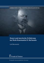 Cover von Kunst und mystische Erfahrung im Werk Konstantin D. Bal'monts
