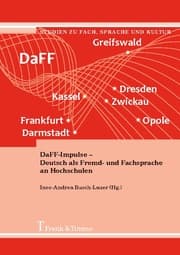 Cover von DaFF-Impulse - Deutsch als Fremd- und Fachsprache an Hochschulen