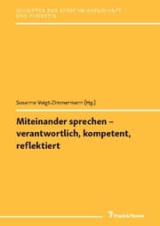 Cover von Miteinander sprechen - verantwortlich, kompetent, reflektiert