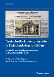 Cover von Deutsche Parlamentarierreden in Zwischenkriegsrumänien