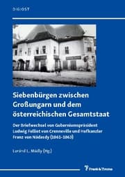 Cover von Siebenbürgen zwischen Großungarn und dem österreichischen Gesamtstaat
