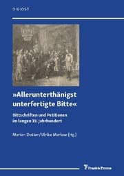 Cover von 'Allerunterthänigst unterfertigte Bitte'