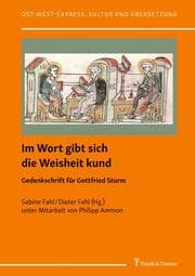 Cover von Im Wort gibt sich die Weisheit kund