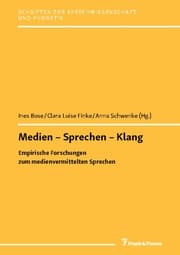 Cover von Medien - Sprechen - Klang