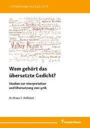 Cover von Wem gehört das übersetzte Gedicht?
