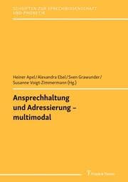 Cover von Ansprechhaltung und Adressierung - multimodal