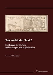 Cover von Wo endet der Text?