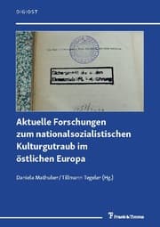 Cover von Aktuelle Forschungen zum nationalsozialistischen Kulturgutraub im östlichen Europa