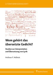 Cover von Wem gehört das übersetzte Gedicht?