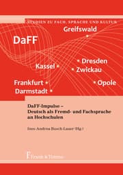 Cover von DaFF-Impulse - Deutsch als Fremd- und Fachsprache an Hochschulen