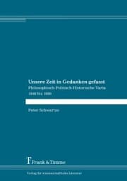 Cover von Unsere Zeit in Gedanken gefasst
