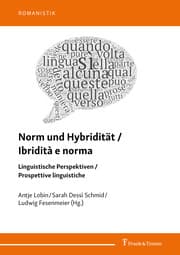 Cover von Norm und Hybridität / Ibridità e norma