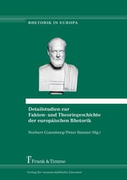 Cover von Detailstudien zur Fakten- und Theoriegeschichte der europäischen Rhetorik