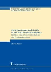 Cover von Sprachvertonung und Gestik in den Werken Richard Wagners