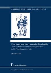 Cover von F. A. Koni und das russische Vaudeville