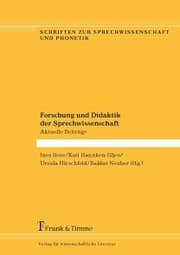 Cover von Forschung und Didaktik der Sprechwissenschaft