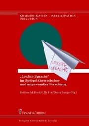 Cover von 'Leichte Sprache' im Spiegel theoretischer und angewandter Forschung