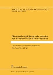 Cover von Phonetische und rhetorische Aspekte der interkulturellen Kommunikation
