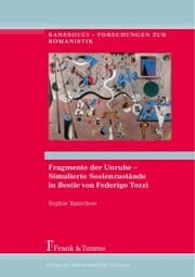 Cover von Fragmente der Unruhe - Simulierte Seelenzustände in 'Bestie' von Federigo Tozzi