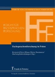 Cover von Fachsprachenforschung in Polen